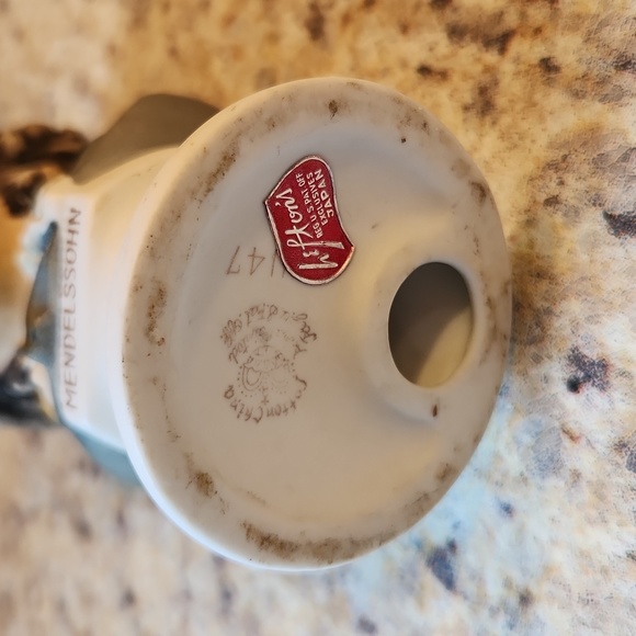 Vintage Lefton Chopin and Mendelssohn Porcelain Figurines - Picture 9 of 10